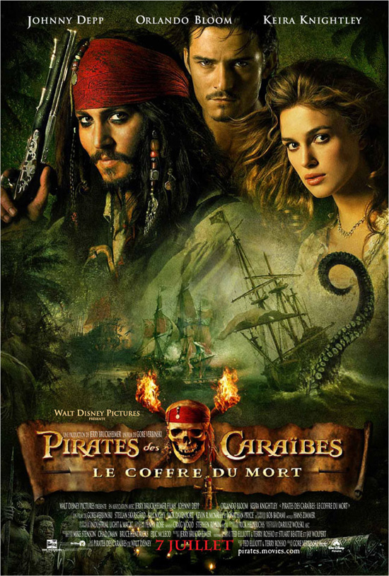Пираты Карибского моря 2: Сундук мертвеца  смотреть онлайн бесплатно в хорошем качестве в hd 720